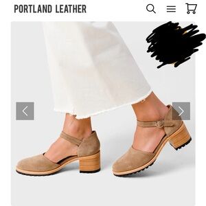Portland Leather- Patina Heeled Mary Jane